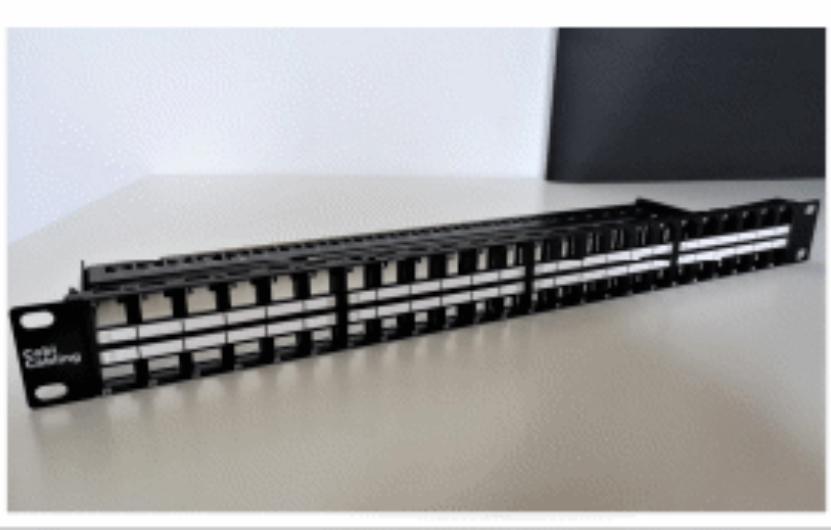 PATCH PANEL CobiCabling 1U 48-portów Keystone niewyposażony